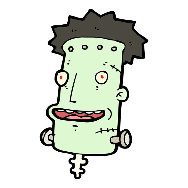 Surpris Frankenstein tête — Image vectorielle