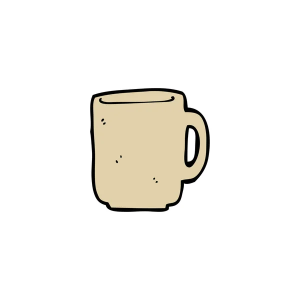 Cartoon koffiemok — Stockvector