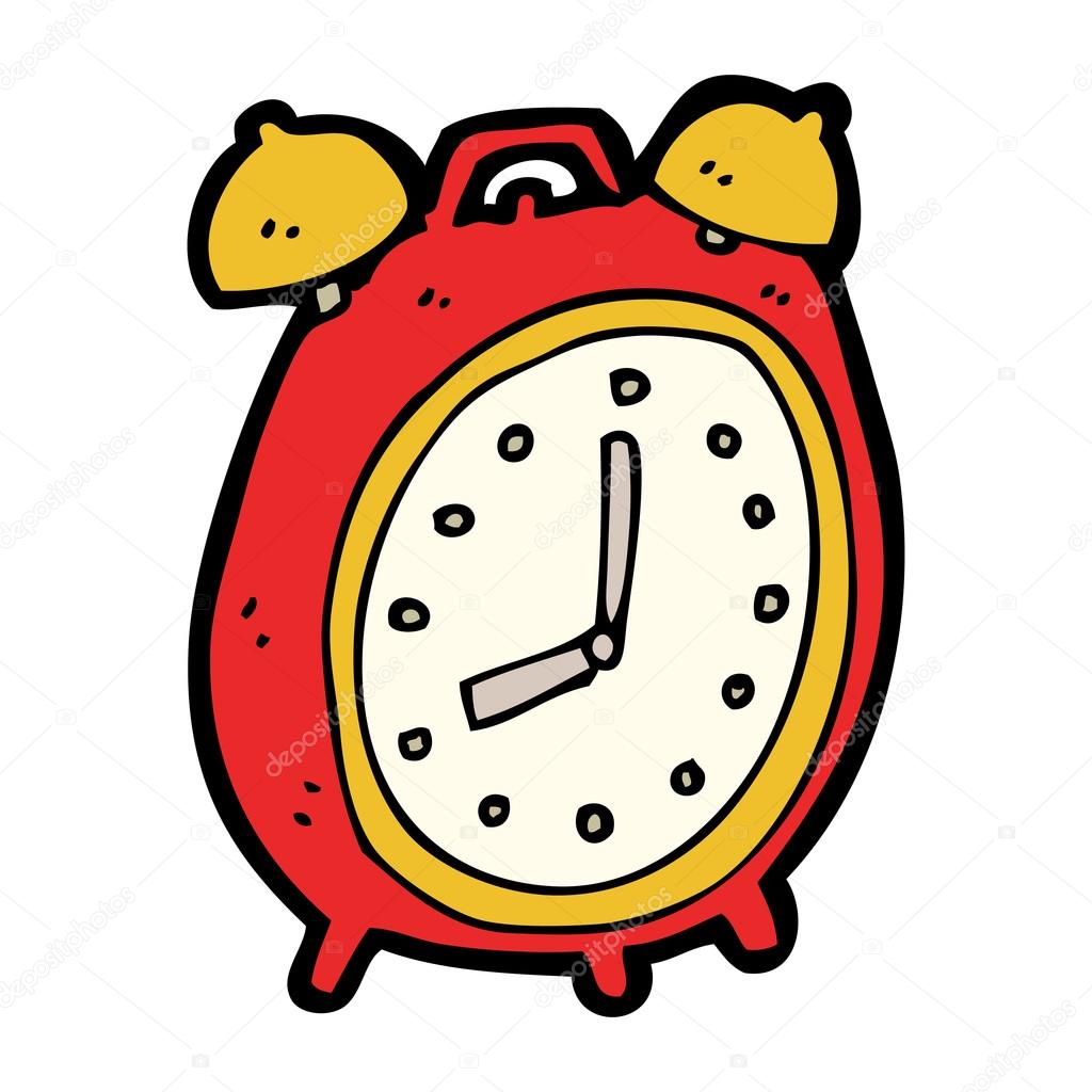 Alarm clock cartoon Stock Vector Image by ©lineartestpilot #14906813