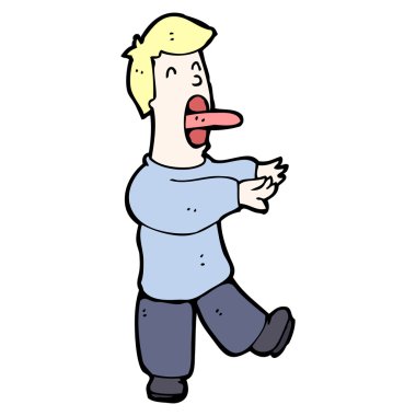 karikatür uyku yürümeye dostum