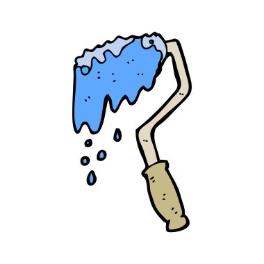 karikatür boya silindiri