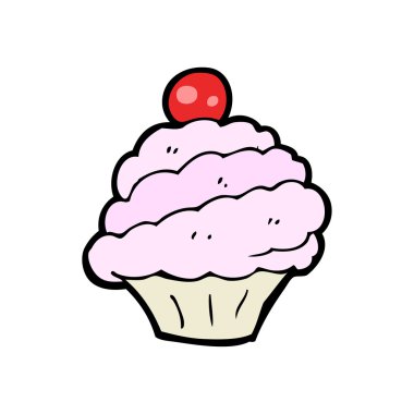 karikatür cupcake