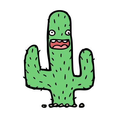Mutlu kaktüs çizgi filmi