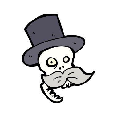 Victoria kafatası karikatür