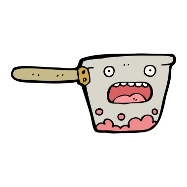 çizgi film mutfak tencere karakteri