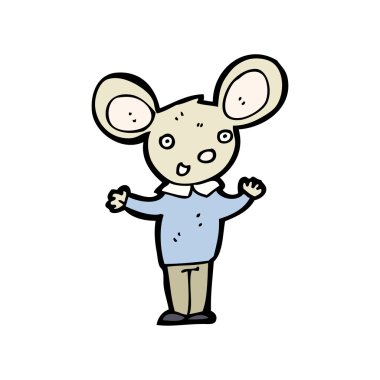 fare giyen elbiseler karikatür