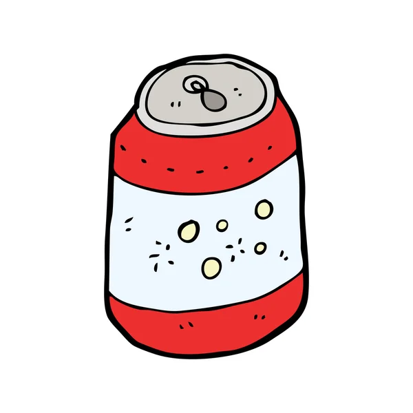 Cartoon soda può — Vettoriale Stock