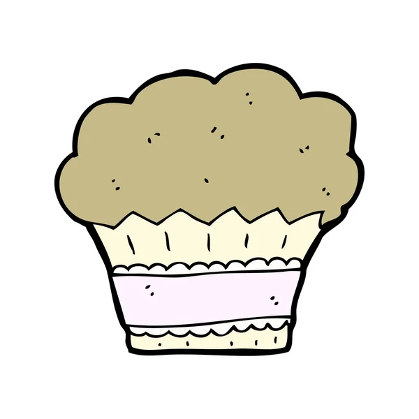 Hübscher Muffin-Cartoon — Stockvektor