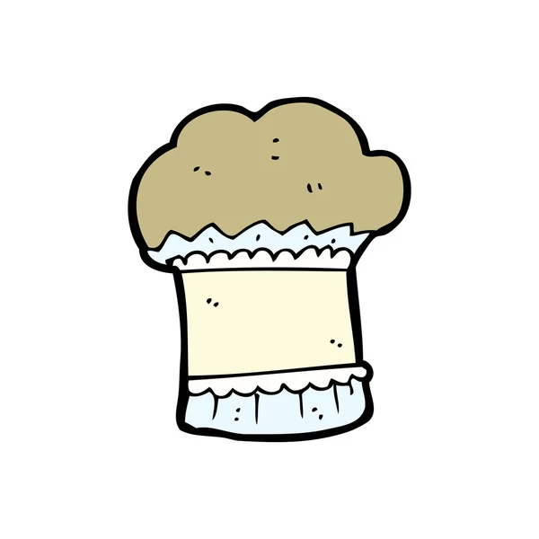 Bonita caricatura muffin — Vector de stock