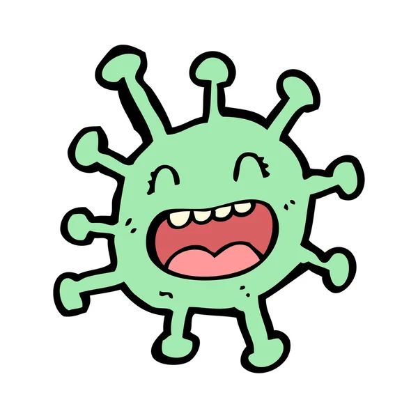 세균 만화 — 스톡 벡터