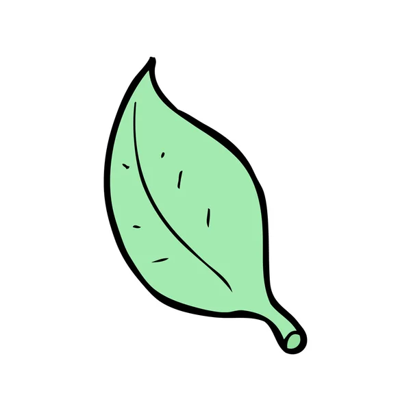 Caricature en feuilles — Image vectorielle