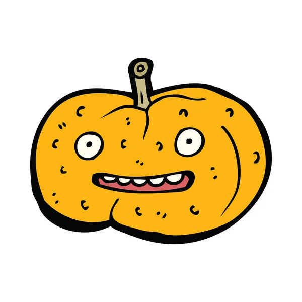 Caricatura de calabaza — Vector de stock