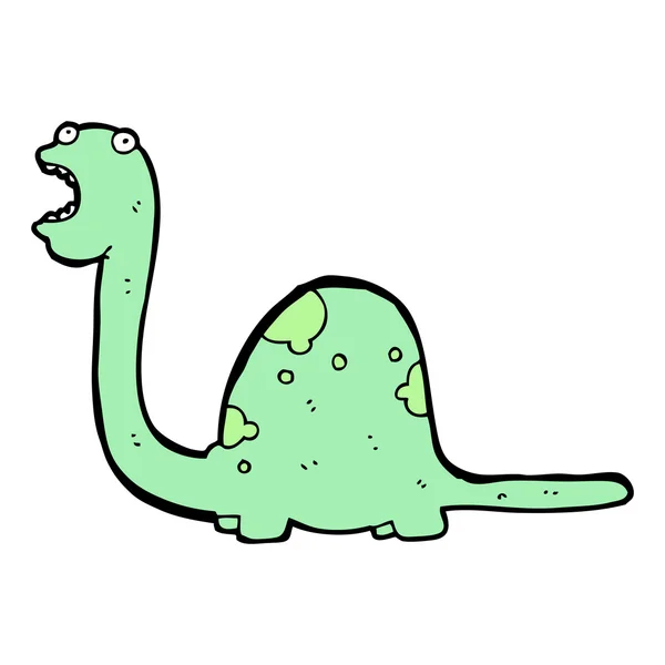 Brullende dinosaur cartoon — Stockvector