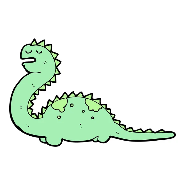 Dibujos animados de dinosaurios rugientes — Vector de stock