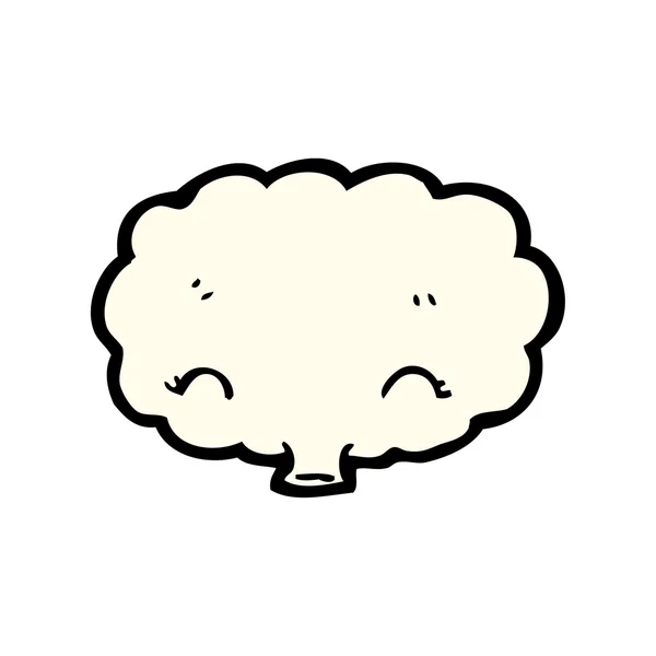 Funny cartoon cloud — Stok Vektör