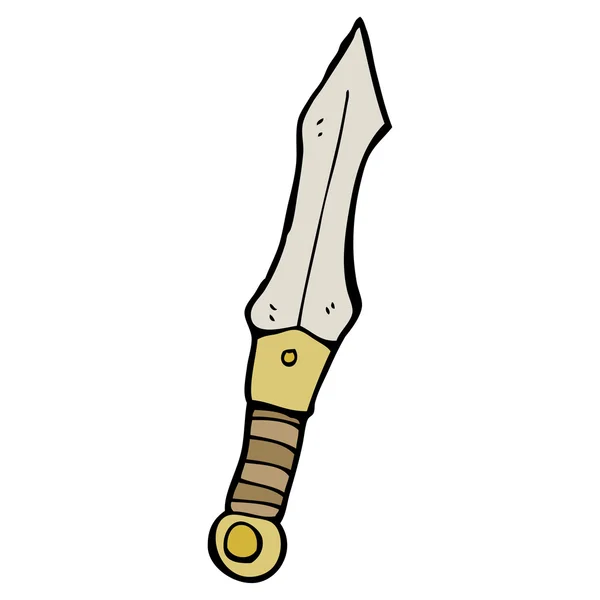 Espada de dibujos animados — Vector de stock