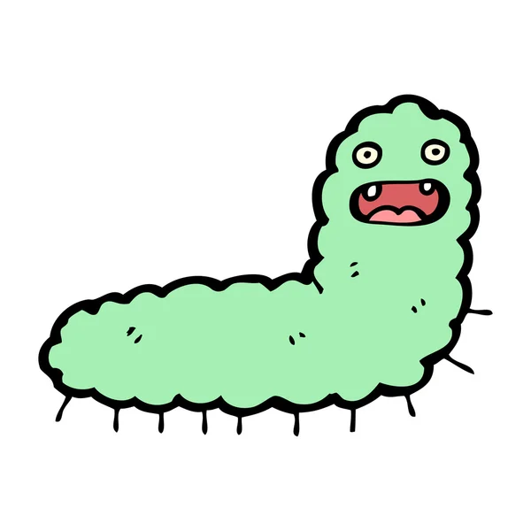 Hungry caterpillar cartoon — Stock Vector
