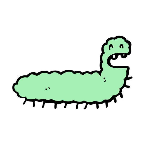 Hungry caterpillar cartoon — Stock Vector