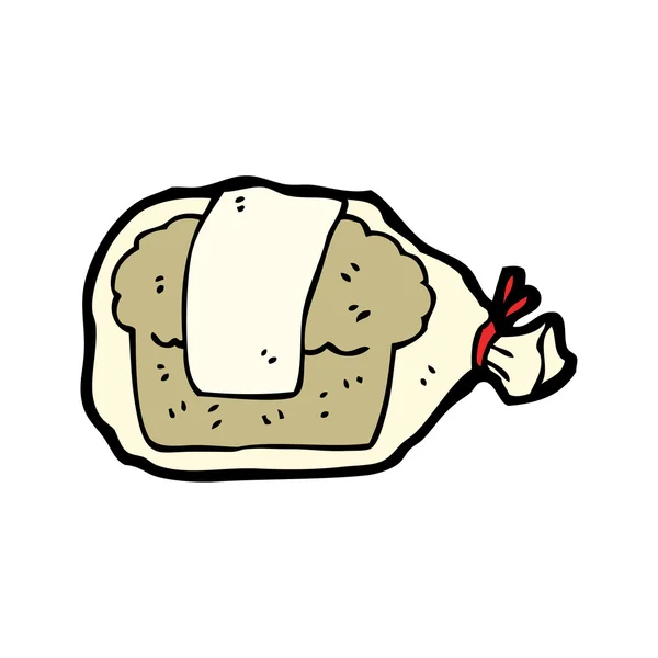 漫画のパン — ストックベクタ