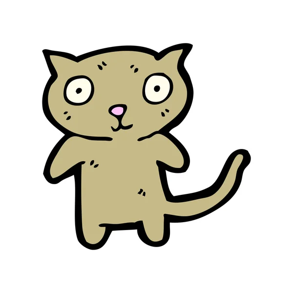 Dessin animé heureux chat — Image vectorielle