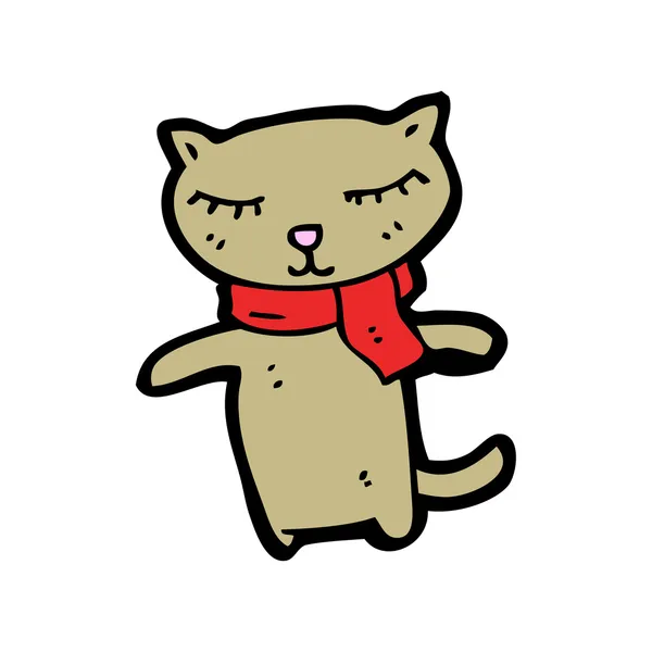 Happy cat cartoon — Stock Vector
