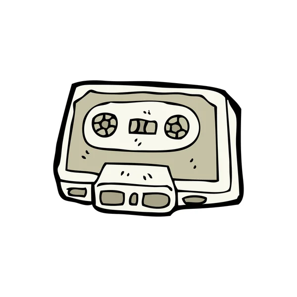 Cartoon cassette tape — Stockvector