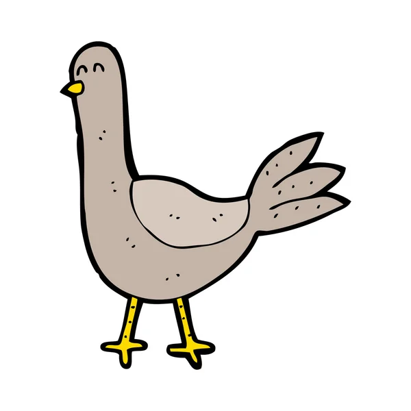 Cartoon pigeon — Stock Vector