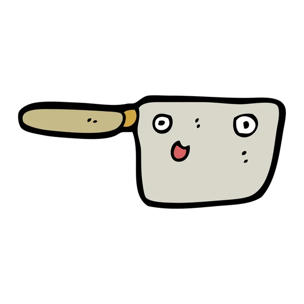 Cartoon kitchen saucepan character — Stock Vector