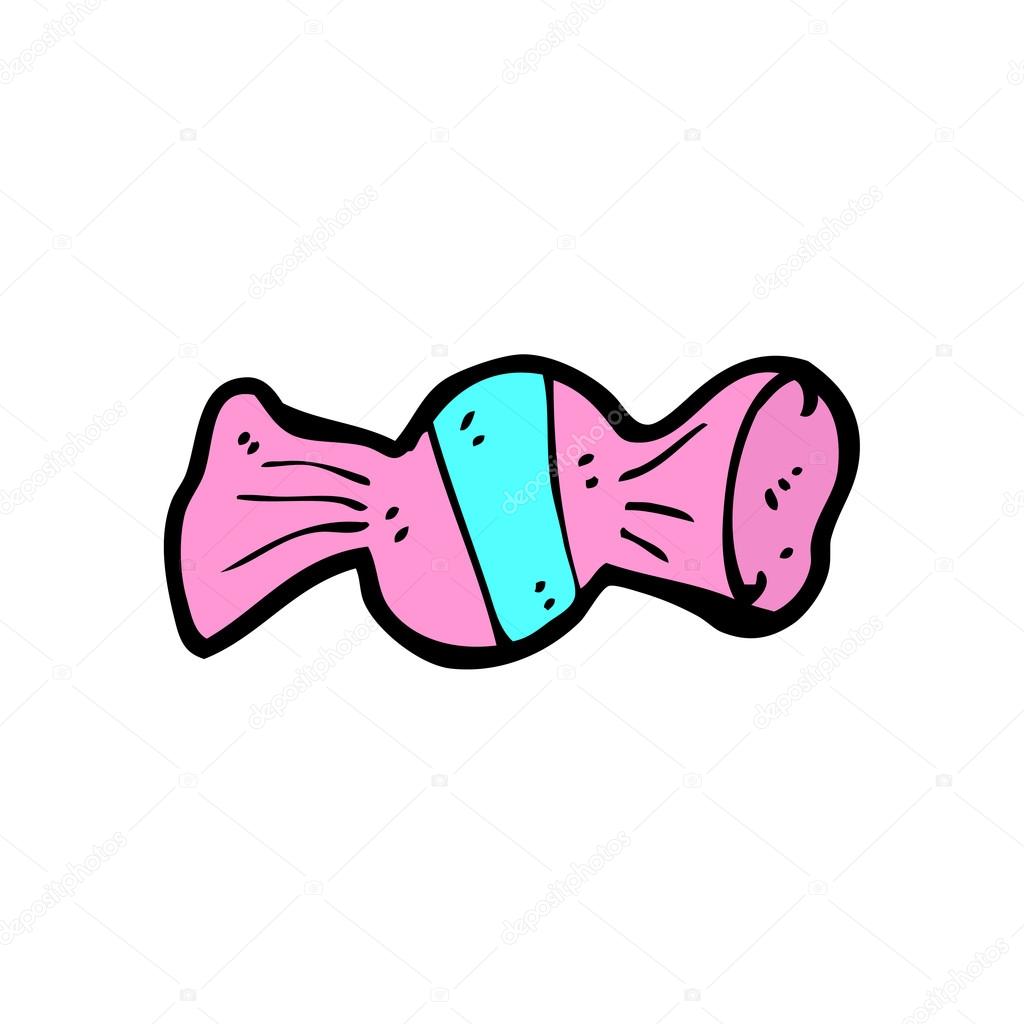 Wrapped toffee cartoon — Stock Vector © lineartestpilot 14913551