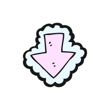 Pretty arrow cartoon