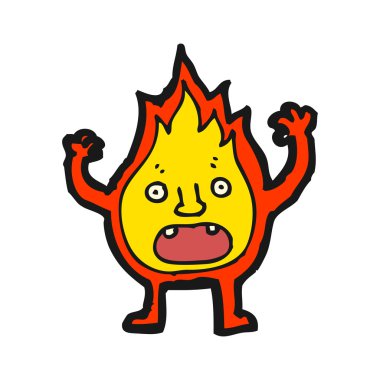 mutlu ateş karikatür