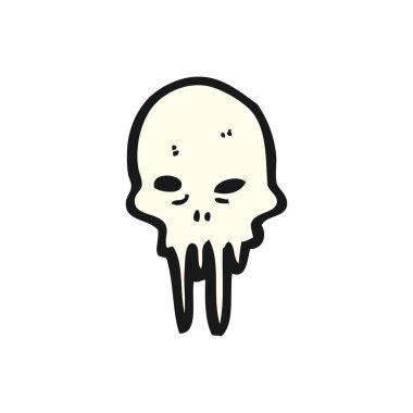 Brüt erime kafatası çizgi film