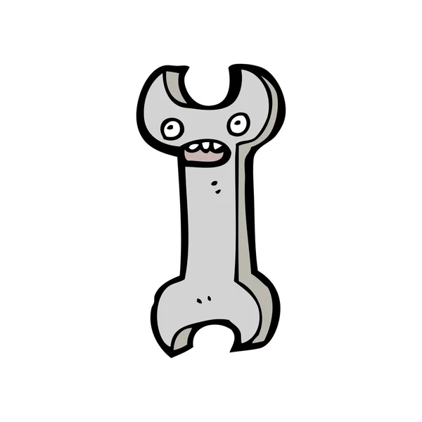 Spanner dibujos animados — Vector de stock