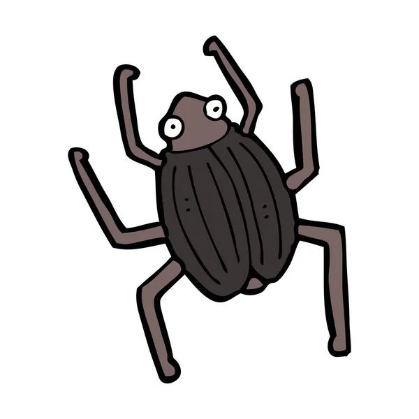 Caricature sur le scarabée géant — Image vectorielle