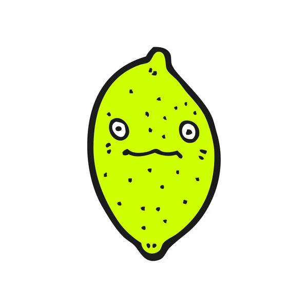 Glad lime cartoon — Stock vektor