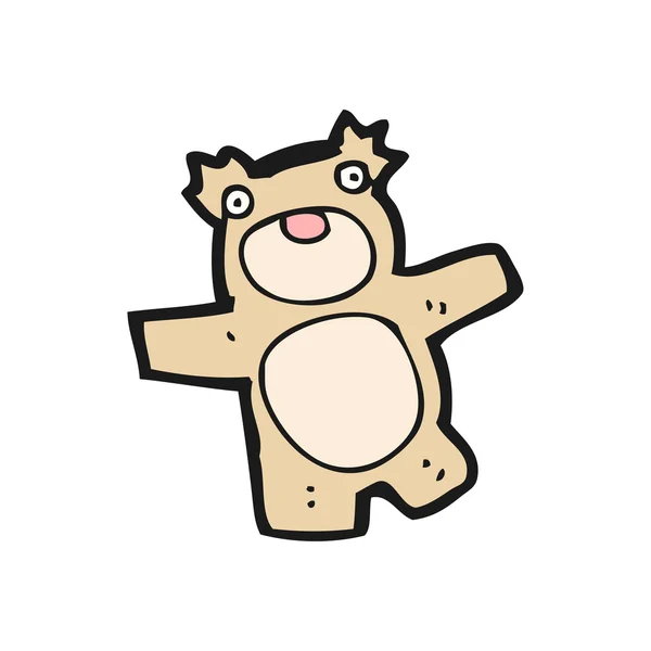 Cartoon teddy bear — Stockvector