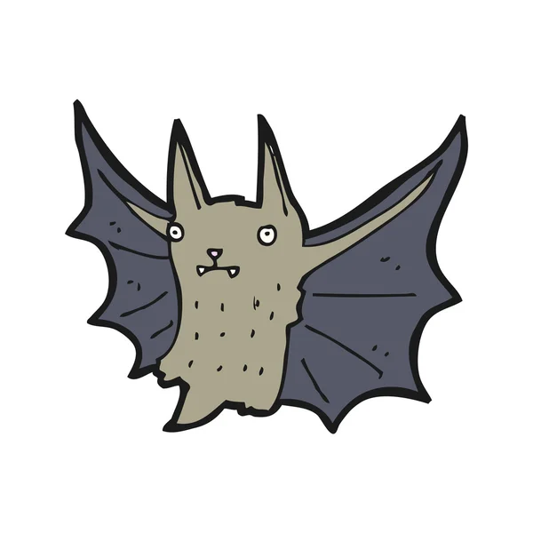 Halloween morcego desenhos animados —  Vetores de Stock