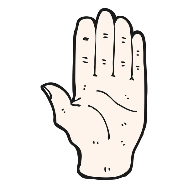 Hand cartoon — Stock Vector