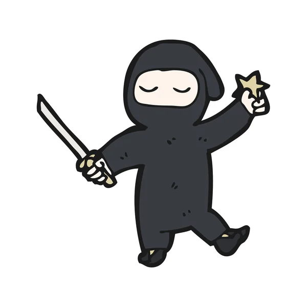 Kreskówka ninja — Wektor stockowy