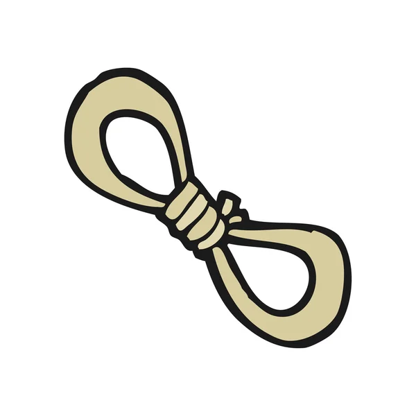 Hand Drawn Doodle Style Cartoon Clip Rope Stock Vector by ...