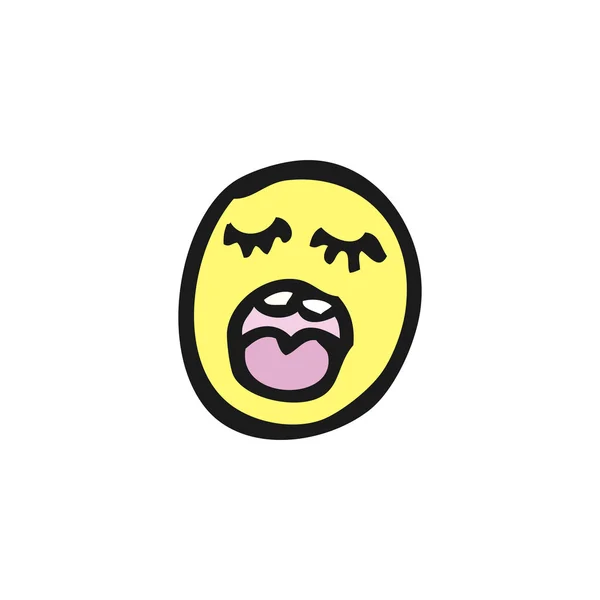 Panic face cartoon — Stock Vector © lineartestpilot #14923309