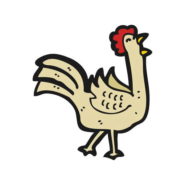 Poulet à dessin animé — Image vectorielle