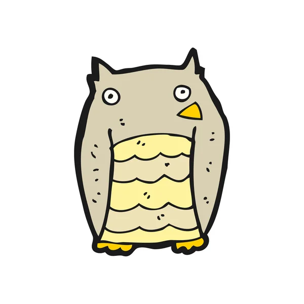 Cartoon owl — Stock vektor