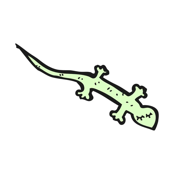 Карикатура на ящерицу — стоковый вектор