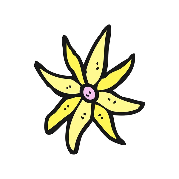 花の漫画 — ストックベクタ
