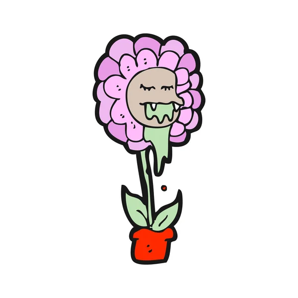 Карикатура на плотоядные растения — стоковый вектор