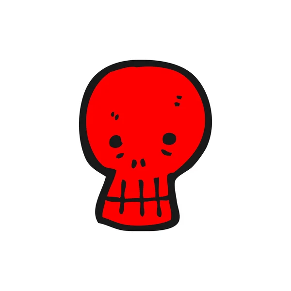 Skull cartoon — Stock Vector