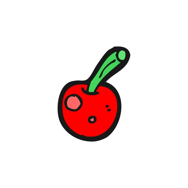 Juicy cherry cartoon — Stock Vector