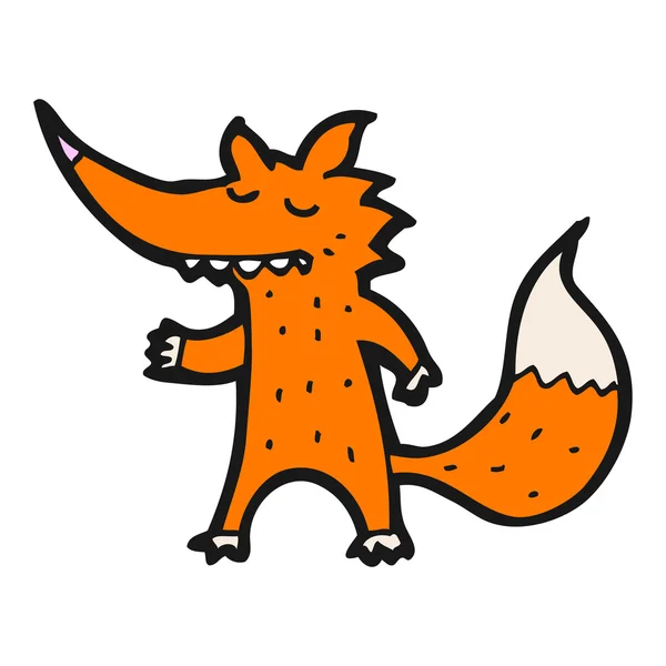 Caricature Fox — Image vectorielle