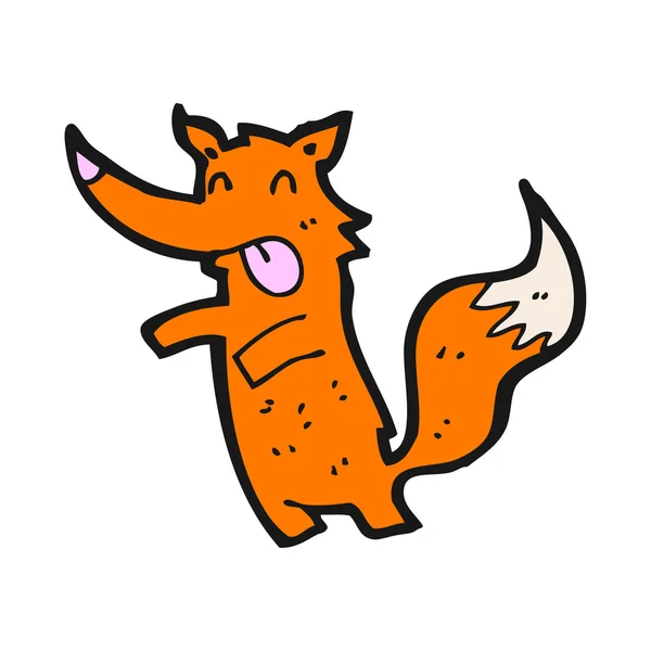 Fox cartoon — Stockvector